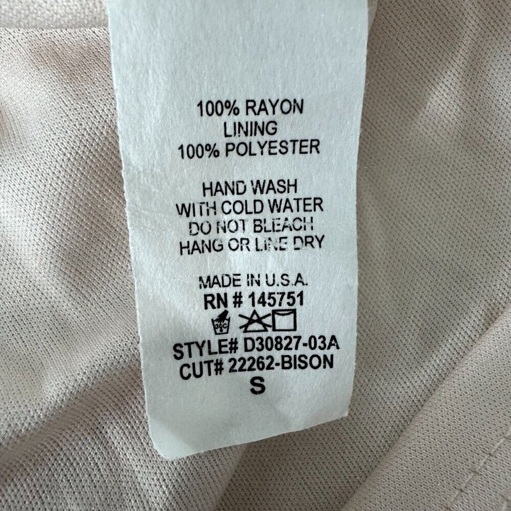 Bohemian Tiered Mini Dress Size S Blush Babydoll‎ Bloomcore - Picture 8 of 12